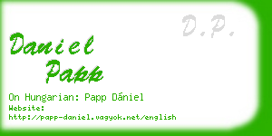 daniel papp business card